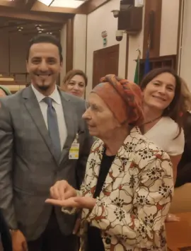 Con Emma Bonino